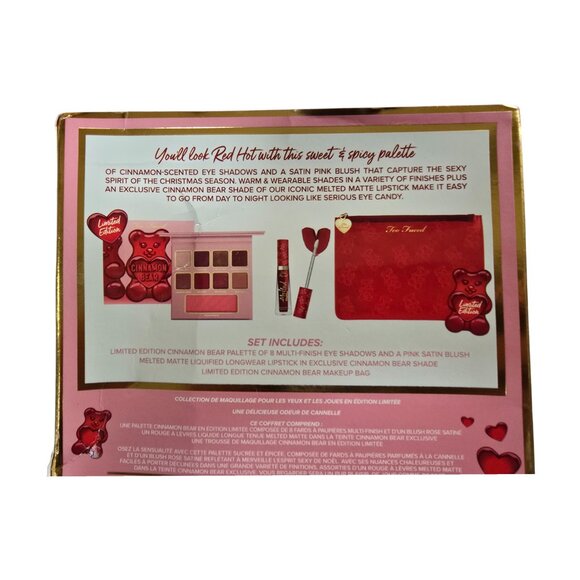 Too Faced Holiday Cinnamon Bear Eye Shadow Palette Box Damage - Picture 7 of 7